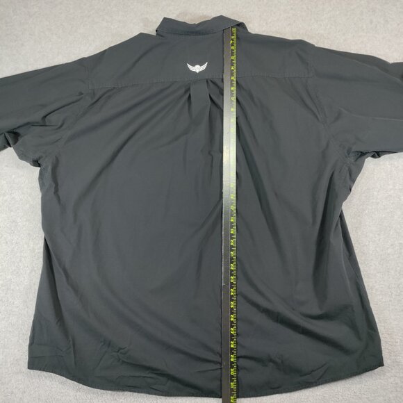 Ariat Shirt Men’s XXL Black Relentless Long Sleeve Button Down Western Stretch - Picture 9 of 11